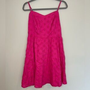 NWT Pink Sleeveless Eyelet Old Navy Summer Dress Medium